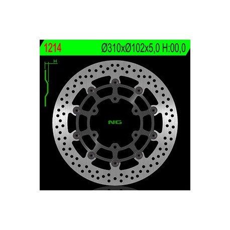 Disque de frein NG BRAKE DISC Flottant - 1214