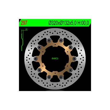 Disque de frein NG BRAKES flottant - 297