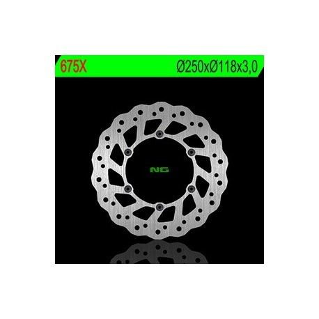 Disque de frein NG BRAKES pétale fixe - 675X