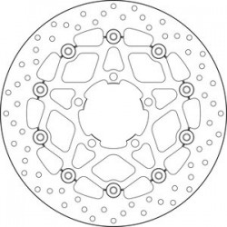 Disque de frein BREMBO Série Oro Flottant - 78B40869