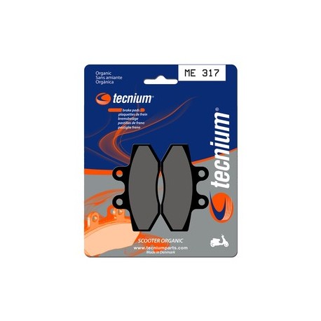 Plaquettes de frein TECNIUM scooter ME317 organique