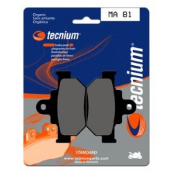 Plaquettes de frein TECNIUM MA81 organique