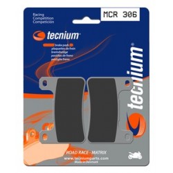 Plaquettes de frein TECNIUM Racing MCR306 métal fritté carbone