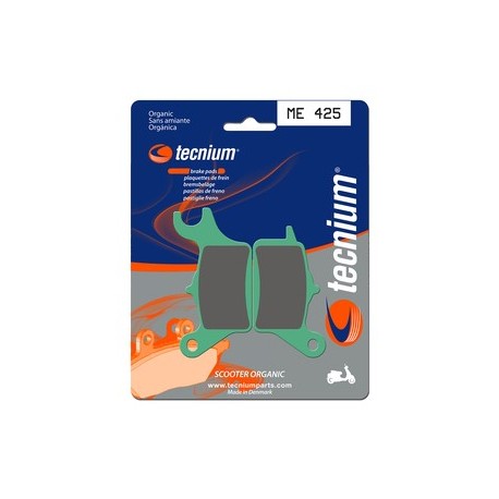 Plaquettes de frein TECNIUM scooter ME425 organique