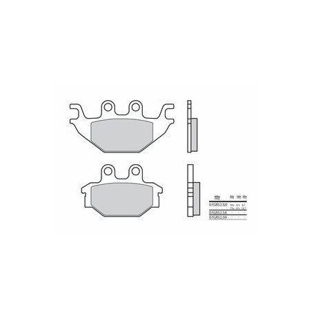 Plaquettes de frein BREMBO Off-Road 07GR52SD métal fritté