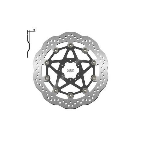 Disque de frein NG BRAKES pétale flottant - 1643XG