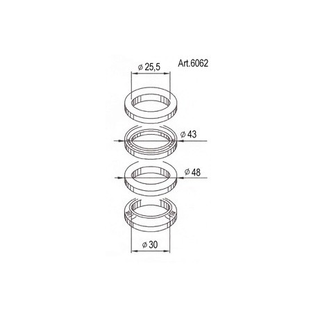 Roulements de direction Buzzetti Peugeot Kisbee 50 4 tps