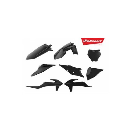 Kit plastiques POLISPORT noir KTM SX/SX-F