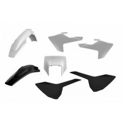 Kit plastique POLISPORT Enduro blanc/noir Husqvarna FE/TE