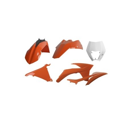 Kit plastique POLISPORT couleur origine (12-13) KTM XCF-W