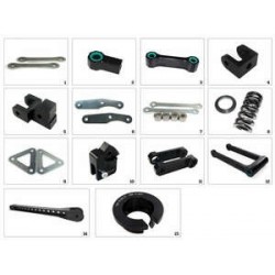 Kit de rabaissement de selle TECNIUM construction 9 Triumph Speed Triple 1050/1050 R