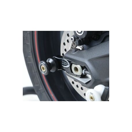 Pions de bras oscillant avec platine R&G RACING noir Triumph