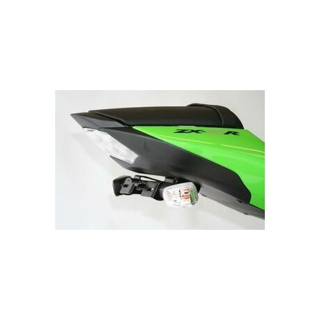 Support de plaque R&G RACING noir Kawasaki