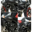 Tampons de protection R&G RACING Aero noir Suzuki GSR600/BMW S1000RR