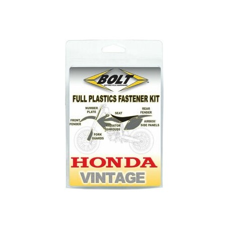 Kit vis plastiques BOLT Honda CR125R