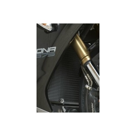 Protection de radiateur R&G Racing alu noir Triumph Daytona 675