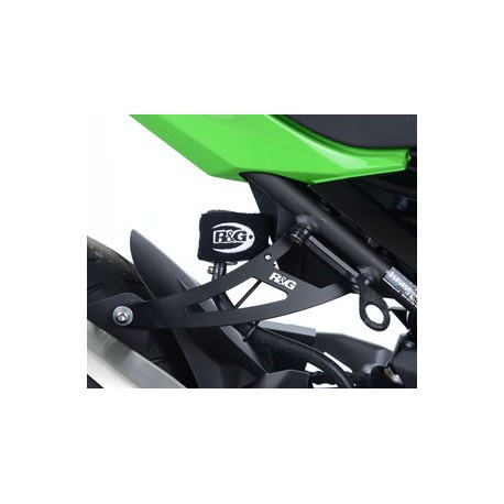 Patte de fixation de silencieux R&G RACING noir Kawasaki Ninja 400