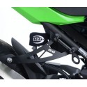 Patte de fixation de silencieux R&G RACING noir Kawasaki Ninja 400