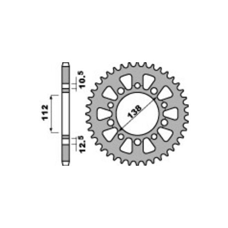 Couronne PBR acier standard 4384 - 520