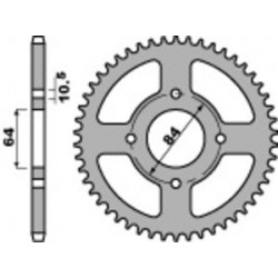 Couronne PBR acier standard 4467 - 428