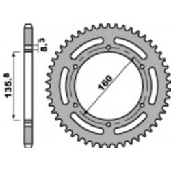 Couronne PBR acier standard 3552 - 520