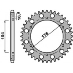 Couronne PBR acier standard 4434 - 530