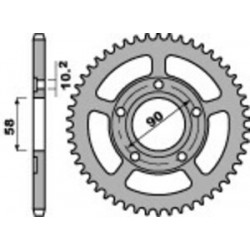 Couronne PBR acier standard 281 - 520