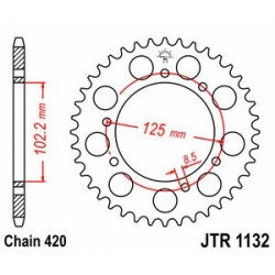 Couronne JT SPROCKETS acier standard 1132 - 420