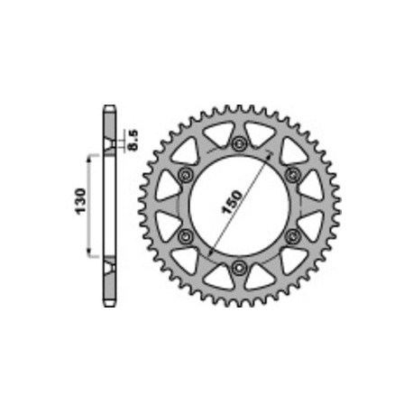 Couronne PBR acier standard 270 - 520