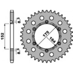 Couronne PBR acier standard 856 - 520