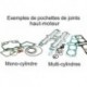 Pochette de joints haut moteur CENTAURO pour Minarelli, Aprilia, Hm Moto, Rieju, Peugeot, Yamaha, Mbk 50cc 