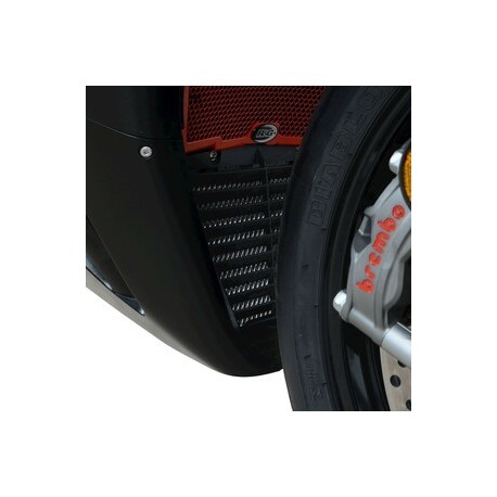 Protection de radiateur (huile) R&G RACING noir Honda CBR1000R-RR