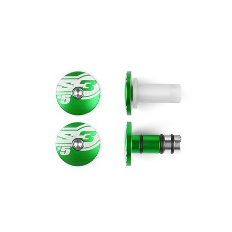 Embouts de guidons S3 End 5 Ø14mm vert