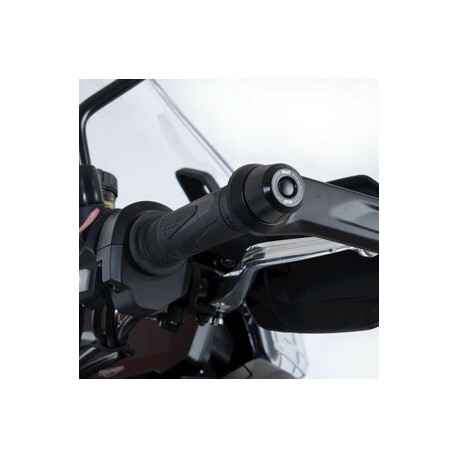 Embouts de guidon avec protège-mains origine R&G RACING noir Triumph Tiger 900