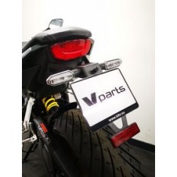 Support de plaque V PARTS noir Honda CB650R