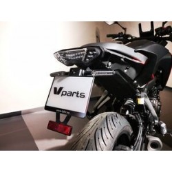 Support de plaque V PARTS noir Yamaha MT-07 TRACER/MT-09 TRACER