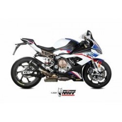 Silencieux MIVV MK3 carbone/casquette inox BMW S1000RR