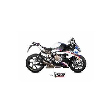 Silencieux MIVV MK3 carbone/casquette inox BMW S1000RR