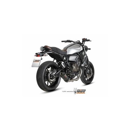 Ligne complète MIVV Oval inox silencieux carbone Yamaha XSR700