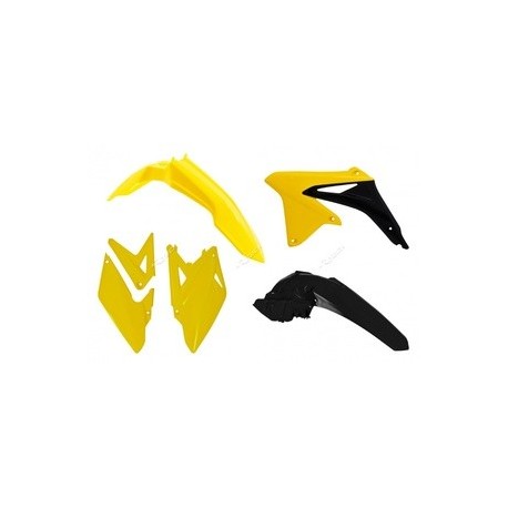 Kit plastique RACETECH couleur origine jaune/noir Suzuki RMX450Z