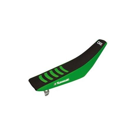 Housse de selle BLACKBIRD Double Grip 3 vert/noir Kawasaki KX250F/450F