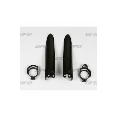 Protections de fourche UFO noir Kawasaki KX85