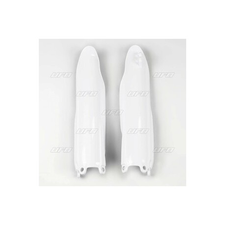 Protections de fourche UFO blanc Yamaha