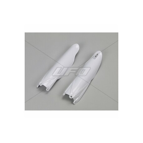 Protections de fourche UFO blanc Yamaha YZ250F/450F