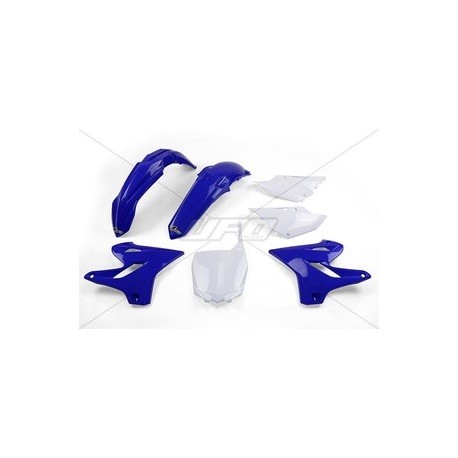 Kit plastique UFO couleur origine bleu/blanc Yamaha YZ125/250