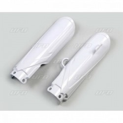 Protections de fourche UFO blanc Yamaha YZ65