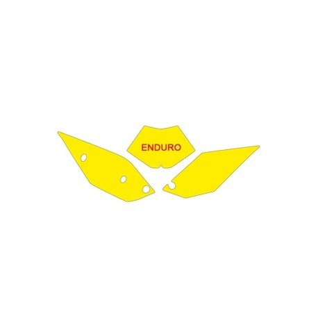 Fonds de plaque BLACKBIRD Enduro rouge Beta RR