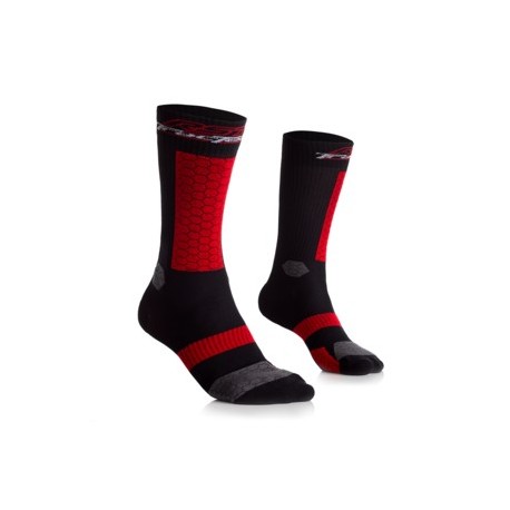 Chaussettes RST Tractech noir/rouge taille L