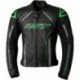 Veste RST S1 CE cuir noir/gris/vert fluo taille S