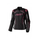 Veste femme RST S1 CE textile noir/rose fluo